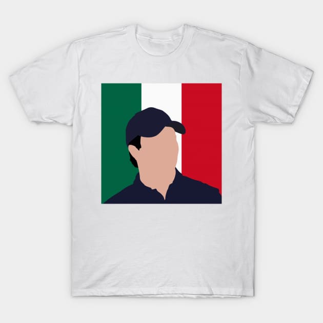 Sergio Perez Face Art - Flag Edition T-Shirt by GreazyL